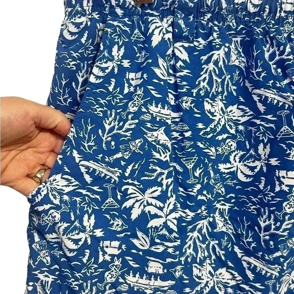 Columbia PFG Men's Blue Swordfish Hawaiian Tropical Swim Trunks XL - Picture 3 of 9